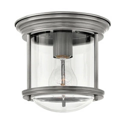 Lampa sufitowa Hadrian - Antyczny nikiel (QN-HADRIAN-MINI-F-AN-CLEAR) - Quintiesse