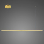 Lampa wisząca Linea No.1B 120cm 4k złota (LA089/P2_120_4k_gold) - ALTAVOLA DESIGN