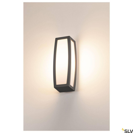 MERIDIAN BOX, lampa ścienna outdoor, TC-(D,H,T,Q)SE, IP54, antracytowa, maks. 20W (230045) - SLV