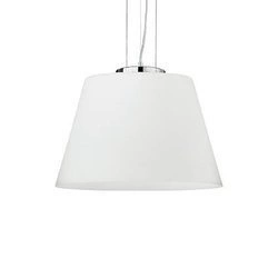 Lampa wisząca CYLINDER SP1 D40 biała (025438) Ideal Lux - żyrandol