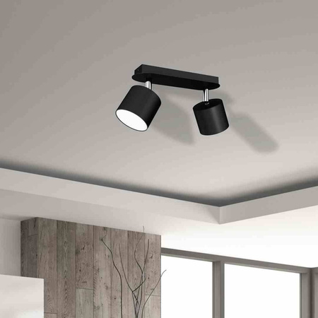 Lampa sufitowa DIXIE BLACK 2xGX53 (MLP7600) - Milagro