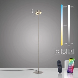 Lampa podłogowa ściemnialna, sterowana Smart ALUMINIUM (324-95) - Paul Neuhaus