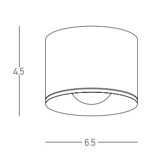 CEILING SPOT LED 8W WHITE (S134 Zambelis) - Zambelis