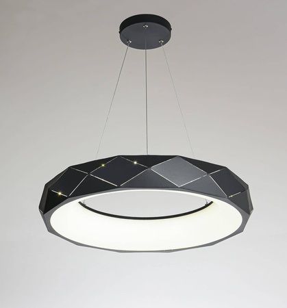 Wisząca Reus LED  czarna (LP-8069/1P LED BK) - Light Prestige