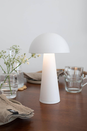 FUNGI Rechargeable Table Matt White B/O (108656) Markslojd