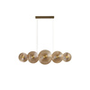 Bursztynowa lampa wisząca NAZAR PENDANT 5 3-STEP DIMM (AZ6531) Azzardo