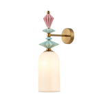 WALL LIGHT 1XE27 MAX 40W OPAL WHITE GLASS & CERAMICS (22080 Zambelis) - Zambelis