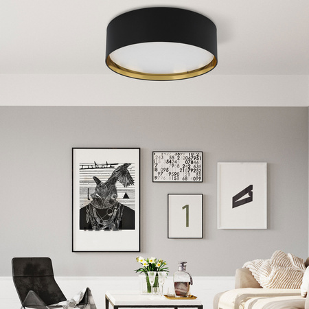 BILBAO BLACK/GOLD LAMPA SUFITOWA 4 PŁ 600 (3432) - TK Lighting