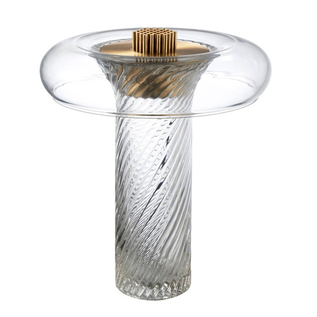 Lampa stołowa CLARO LED transparentna 35 cm (ST-8895T) - Step into Design