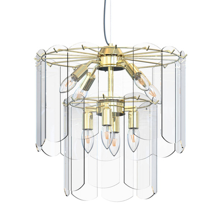 Lampa wisząca NIRA złota (MD3523-8M-EGN) - Zuma Line