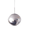 Lampa wisząca GLAM M złota 28 cm (MP-1239-280 chrome) - Step into Design
