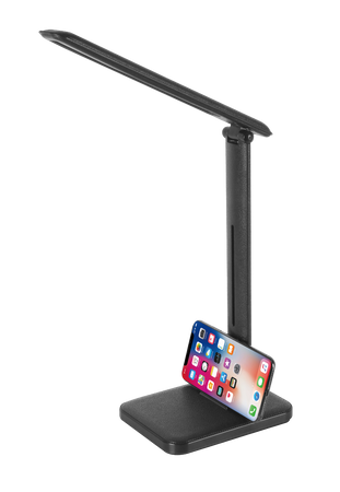 Lampa Biurkowa LED 6W CCT czarna ściemniana, przełącznikiem barwy światła (BLAUPUNKT-LBB6CCT)