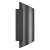 Lampa ścienna NICO Nordlux GU10 2x35W Aluminium Czarny