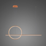 Lampa wisząca Linea 100 No.2 40cm 4k miedziana (LA087/PX100_40_4k_copper) - ALTAVOLA DESIGN