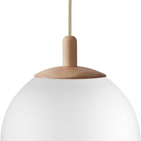 Lampa wisząca ALUR WOOD M kolor Drewno (11148119) - KASPA