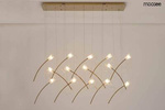 Lampa wisząca TULIPPE 14 LINE złota (MSE1501100169) - Moosee