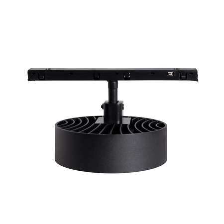 MAXLIGHT N0012N raster MICRO11 12W Czarny okrągły 3000K On-Off