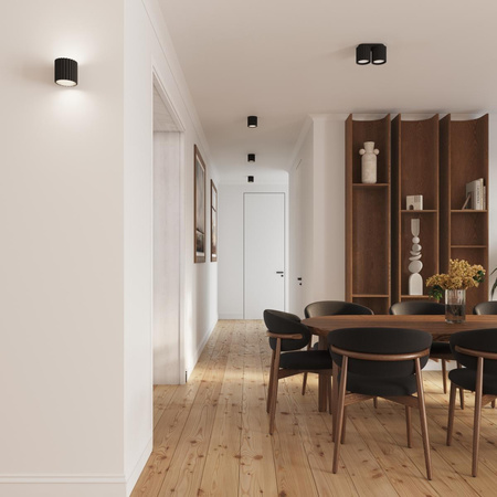 Plafon AURA 1 czarny GU10 (SL.1784) - Sollux Lighting