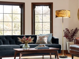 Lampa podłogowa 6629 Marble Stone 601B 38 x 153 cm (ABIGALI-MFLR-6629-601B)