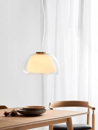 Lampa wisząca JELLY Nordlux E27 40W Szkło Przeźroczysty