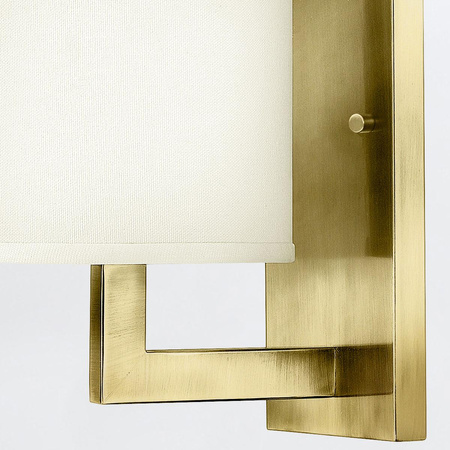 Kinkiet Hampton - 1 źródło światła - Szczotkowany mosiądz (HK-HAMPTON1-BB) - Elstead Lighting