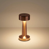 Przenośna lampa z dotykowym włącznikiem TAVOLO A miedziana 21 cm (ST-8127T/A COPPER) - Step into Design