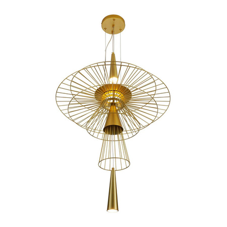 Lampa wisząca SUSSO L złota 60 cm (ST-8713P-L) - Step into Design