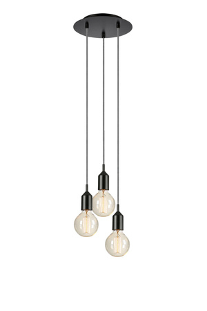 Lampa Wisząca BRONX 3L Round Black  (108452) - Markslojd