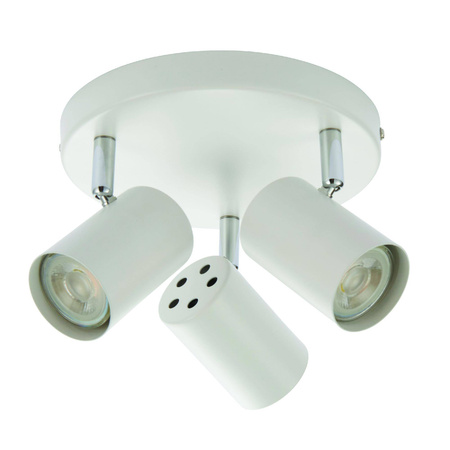 Lampa sufitowa Arezzo 3lt round white 7W (73685) - Saxby