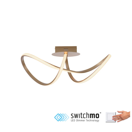 MARIA LAMPA SUFITOWA MATOWY MOSIĄDZ (15403-60) - Paul Neuhaus