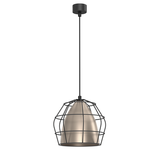 Lampa wisząca Alkana - Czarna-platyna mat (220 mm)   (5022) - Shilo