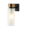 WALL LAMP E14 SANDY BLACK ANTIQUE BRASS IP44 (22135 Zambelis) - Zambelis