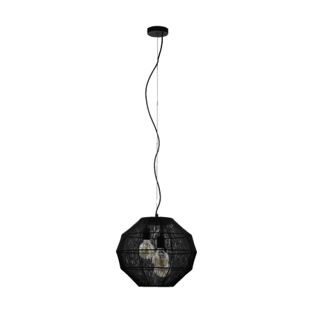 Lampa wisząca ORBETELLO czarna (390065) - EGLO