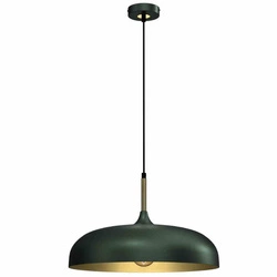 Lampa wisząca LINCOLN GREEN/GOLD 1xE27 45cm (MLP7900) - Milagro
