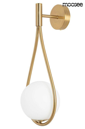 MOOSEE lampa ścienna ROMA złota (MSE010400204) - Moosee