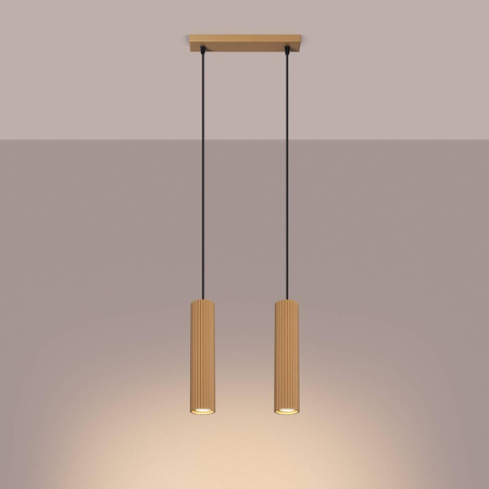 Lampa wisząca KARBON 2 złoty (SL.1555) - Sollux Lighting