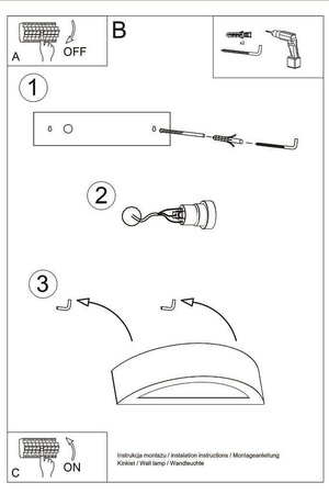 Kinkiet Ceramiczny ATENA 30 (SL.1459) - Sollux Lighting