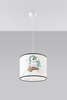 Lampa wisząca do pokoju dziecka bajkowy wzór JEDNOROŻEC 30 (SL.1412) - Sollux Lighting