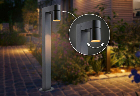 Oprawa ogrodowa KIMU LED 8W 500lm 2200K IP44 230V antracyt aluminium (PL94823) - PAULMANN