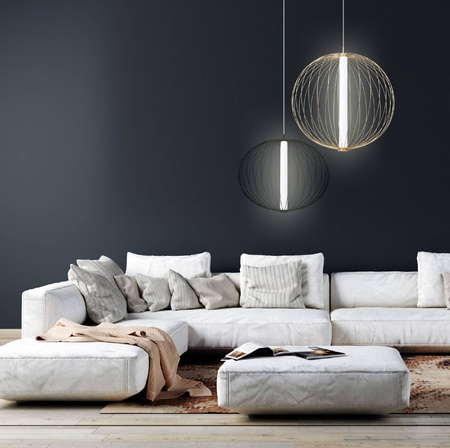 Lampa wisząca Treviso mała czarna (LP-798/1P S BK ) - Light Prestige