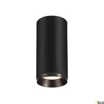 NUMINOS® CL PHASE M, wewnętrzna oprawa sufitowa natynkowa LED, czarna/czarna 4000 K 36° (1004235) - SLV