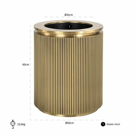 RICHMOND doniczka na kwiaty IRONVILLE (-FP-0011) - Richmond Interiors