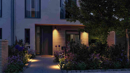 Oprawa elewacyjna KIMU LED 7.8W 500lm 3000K IP44 230V antracyt aluminium (PL94820) - PAULMANN