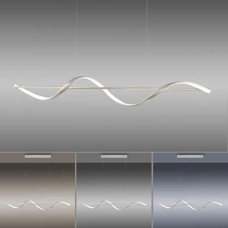 Q-SWING LAMPA WISZĄCA SREBRNY (2385-55) - Paul Neuhaus