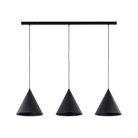 CONO BLACK LAMPA WISZĄCA 3 L LISTWA (10060) - TK Lighting