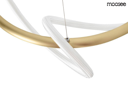 MOOSEE lampa wisząca SERPIENTE 60 złota (MSE010100236) - Moosee