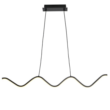 Lampa wisząca ZIGZAG LED czarna 90 cm (ST-MD240602 BLACK) - Step into Design