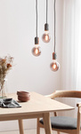 Lampa wisząca HANG Nordlux E27 40W Porcelana Szary