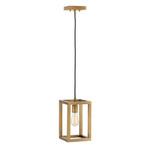 Lampa wisząca Ensemble - 1 źródło światła - Szczotkowany brąz (QN-ENSEMBLE1P-BB) - Quintiesse