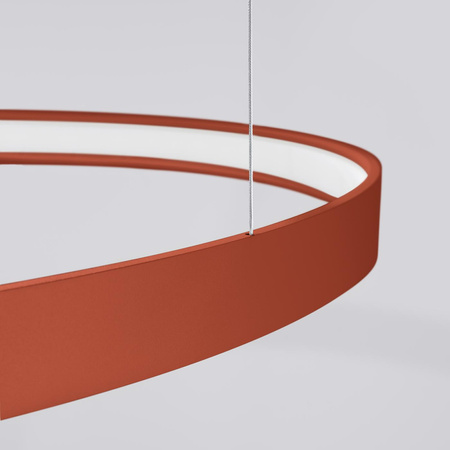 Żyrandol RIO 78 ochra czerwona LED 3000K (TH.396) - Thoro Lighting